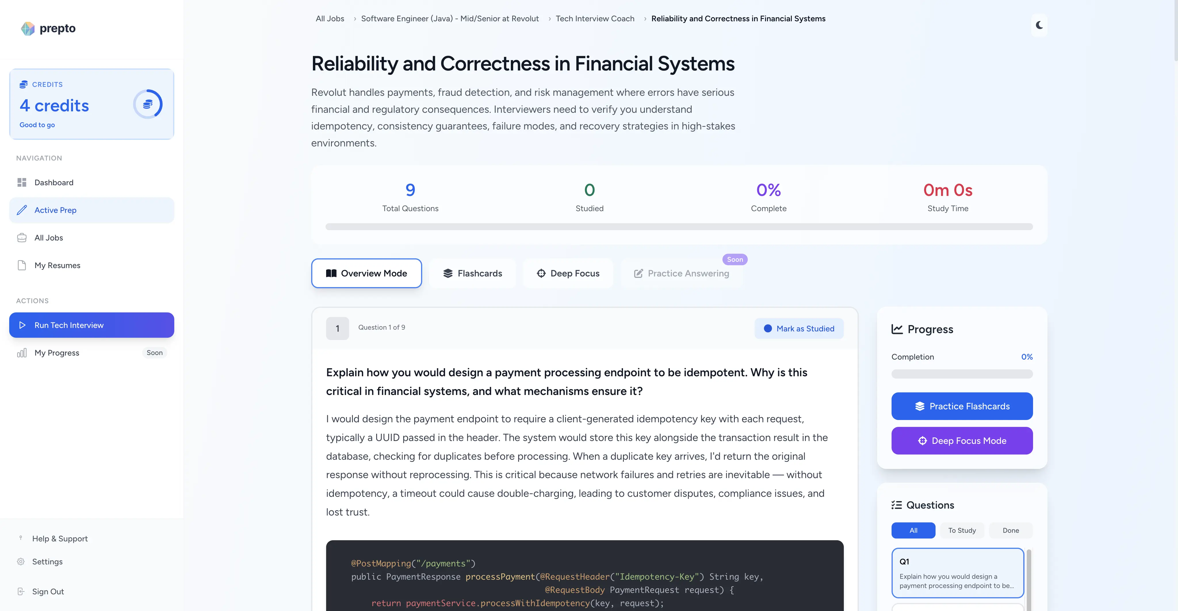 Detailed answers with trade-offs and reasoning